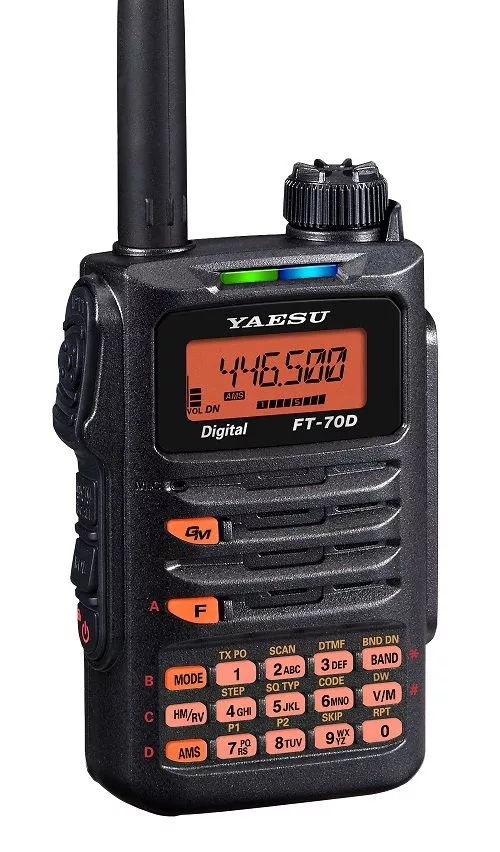 Yaesu FT-70DR Dual Band C4FM/FM Handheld Transceiver